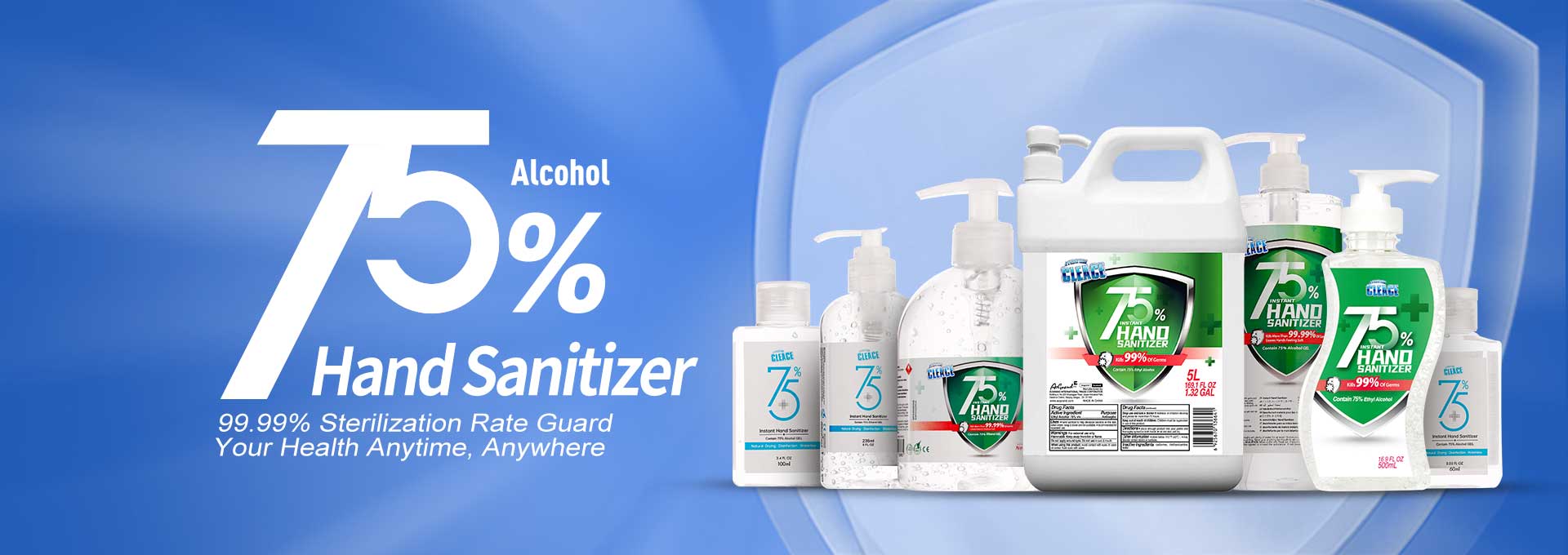 CE & FDA approved hand sanitizer