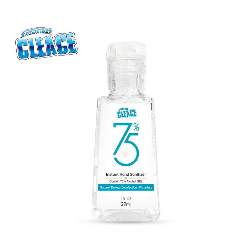 CLEACE 75% alcohol hand sanitizer gel 1 oz